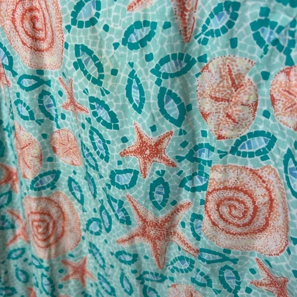 Vintage Lilly Pulitzer Girls Dress 🌊 Seashell Print Size 14